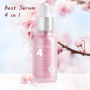 ✨ 4-in-1 Face Serum with 30% Vitamin C, Hyaluronic Acid & Niacinamide – Anti-Aging, Hydrating & Brightening
