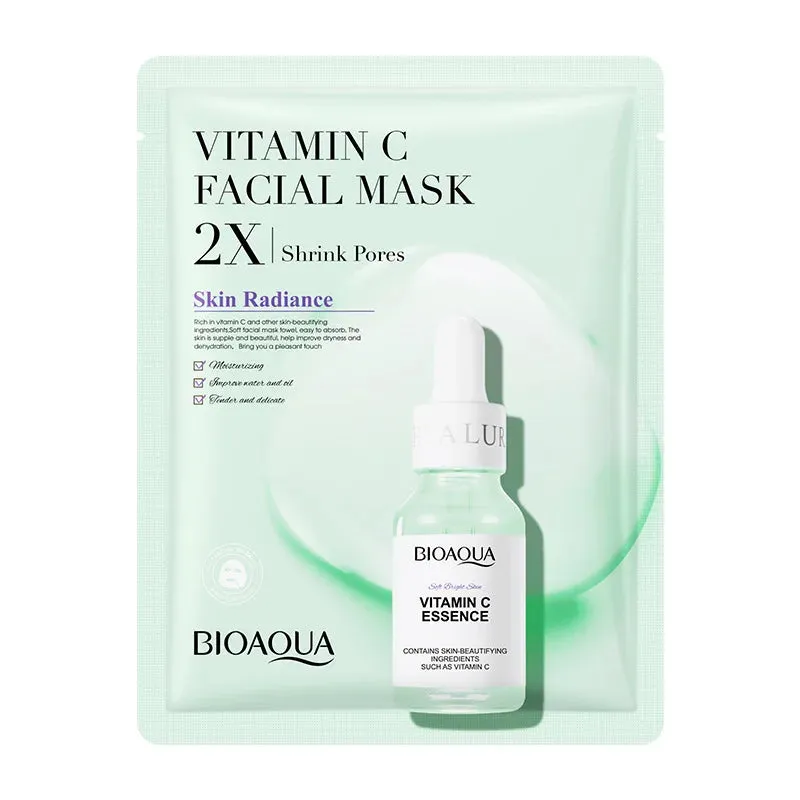 20 Piece Hydrating Centella Collagen Face Masks With Hyaluronic Acid For Refreshed Skin