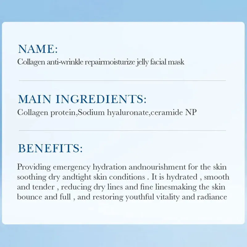 30 Hydrating Collagen Sleeping Facial Masks For Anti Aging Skincare