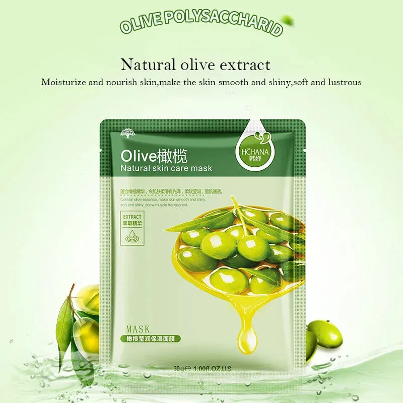 30 Piece Fresh Fruit Facial Masks Hydrating & Firming