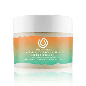 Amber Virgin Coconut Oil Sugar Polish
