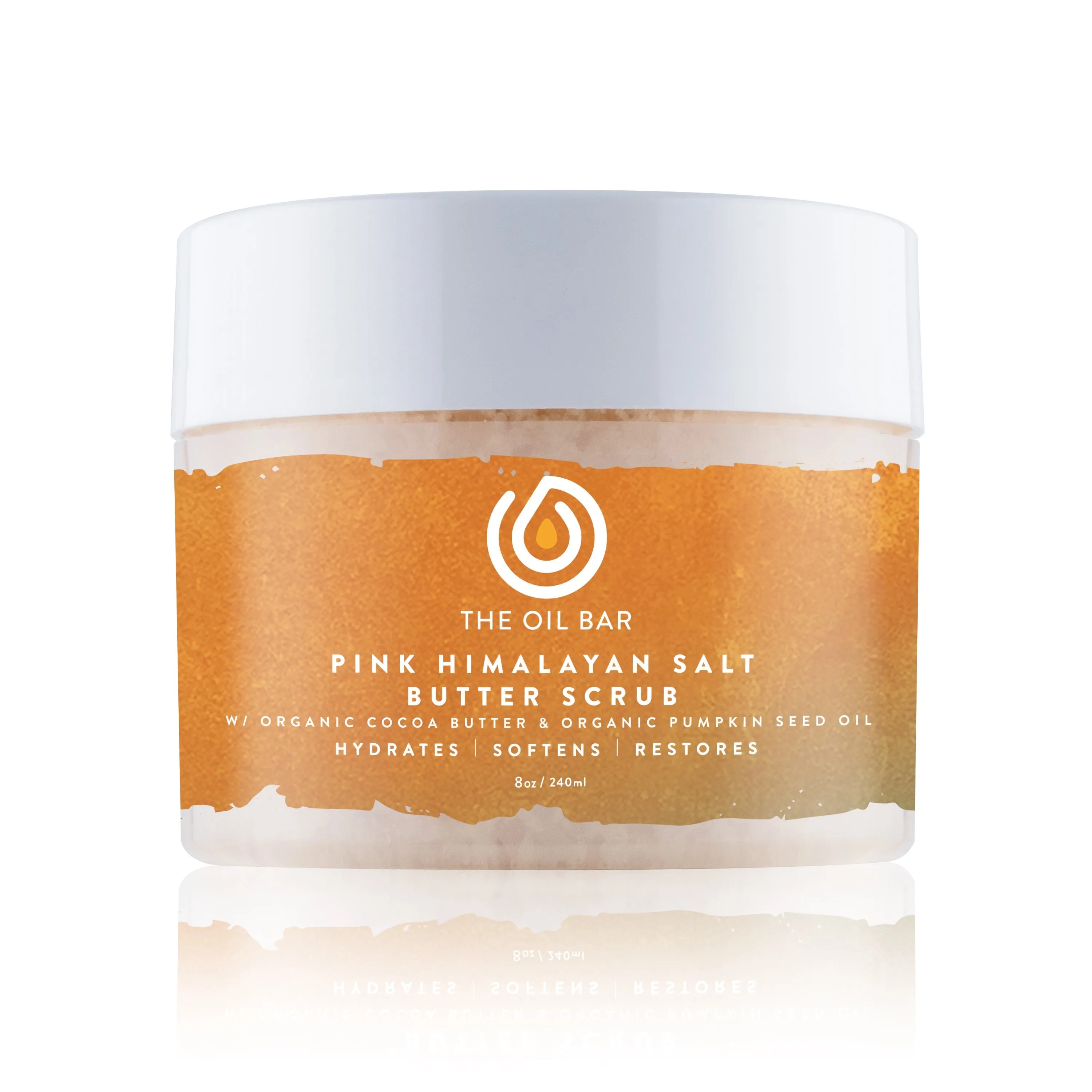 Amber White Pink Himalayan Salt Butter Scrub
