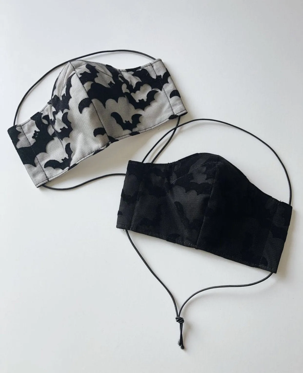 Bat Lace Fabric Face Mask