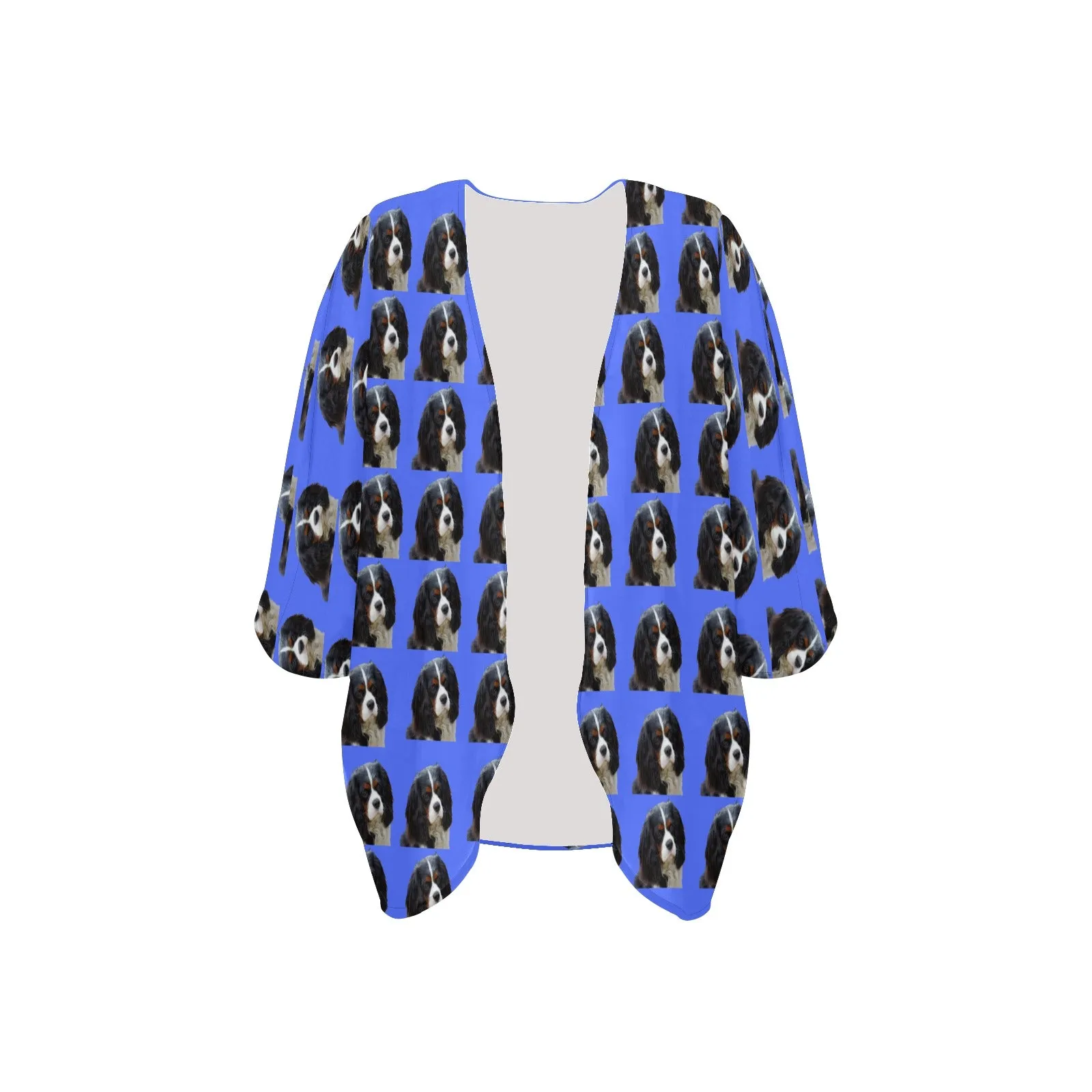 Cavalier King Charles Spaniel Chiffon Cover Up - Tri
