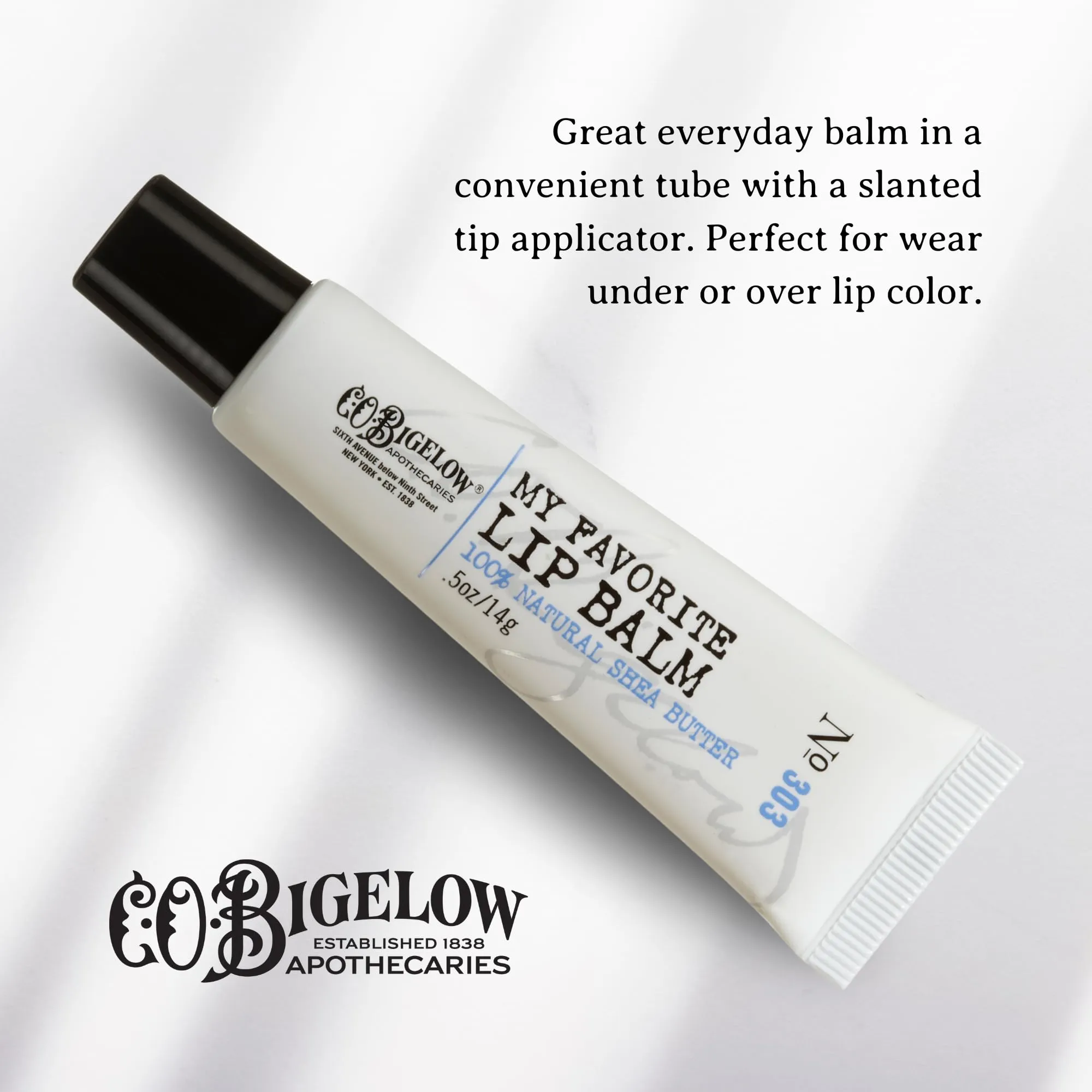 C.O. Bigelow My Favorite Lip Balm Trio, Lip Balm Tubes for Dry Lips, Moisturizing Lip Care with Shea Butter, Bulk Lip Balm 3 Pack, 0.5 oz Each