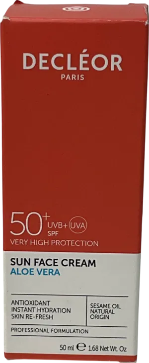 Decleor Sun Melting Cream High Protection Spf 50, Face 50ml
