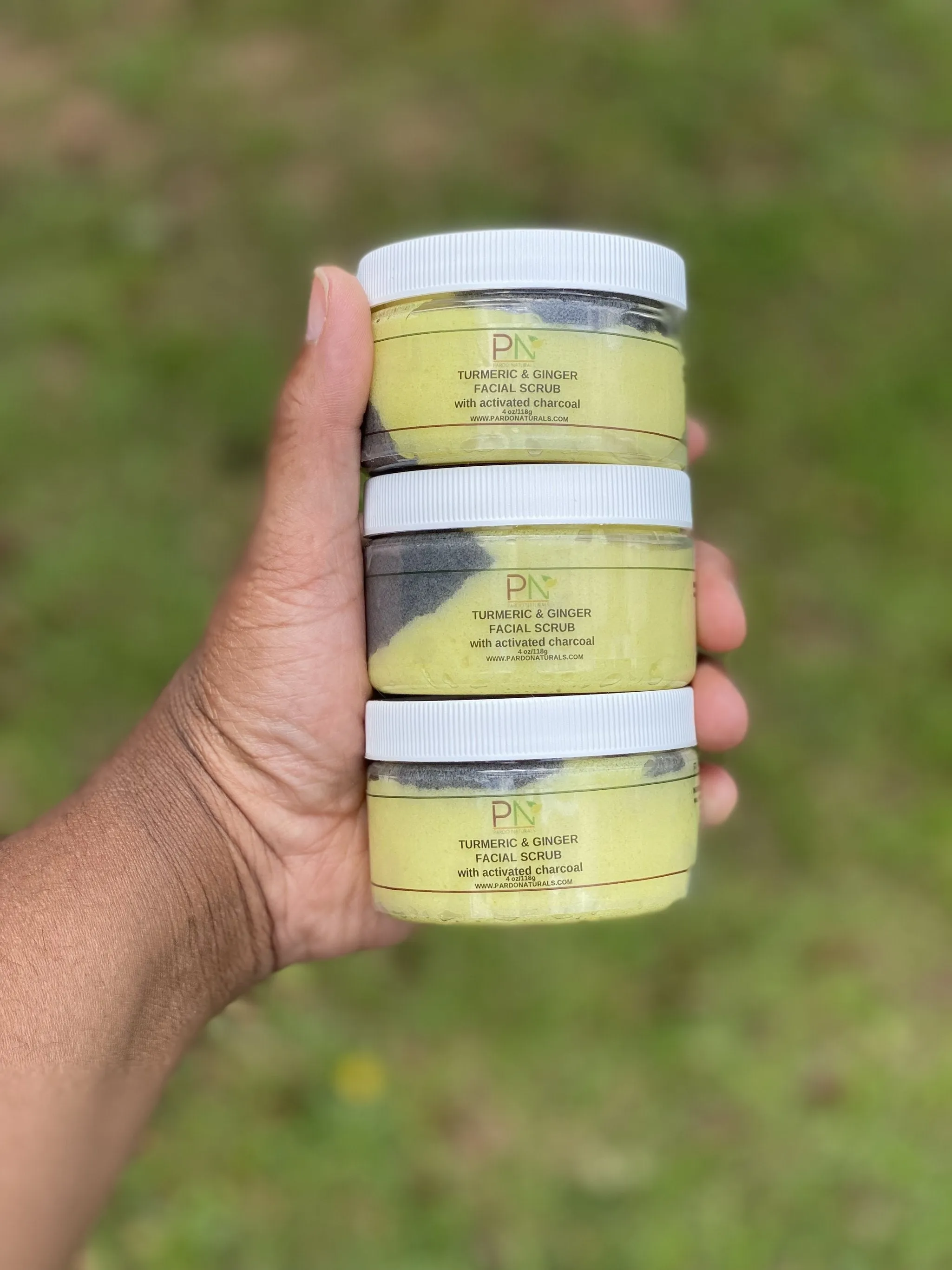 Emulsified Ginger and Turmeric Facial Scrub