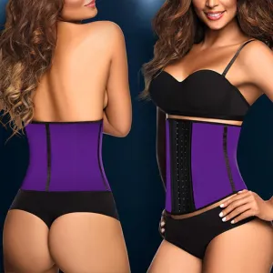 Fashion Women Latex Rubber Waist Trainer Cincher Underbust Corset Body Shaper Shapewear Slimming Product For Women