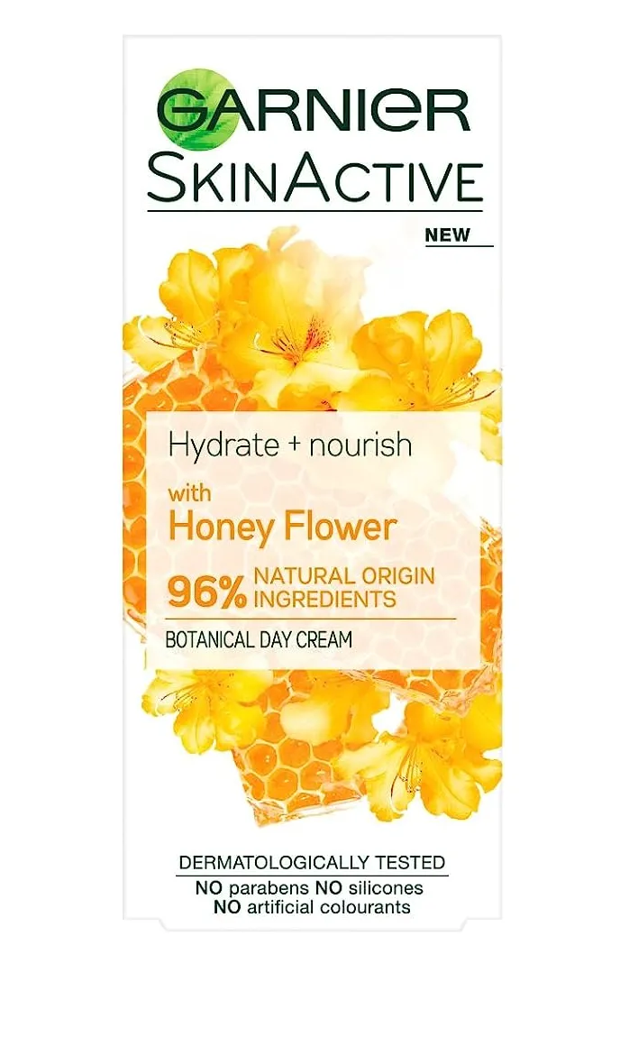 GARNIER Hydrating   Nourishing Day Cream with Flower Honey 50ml 2 PACK