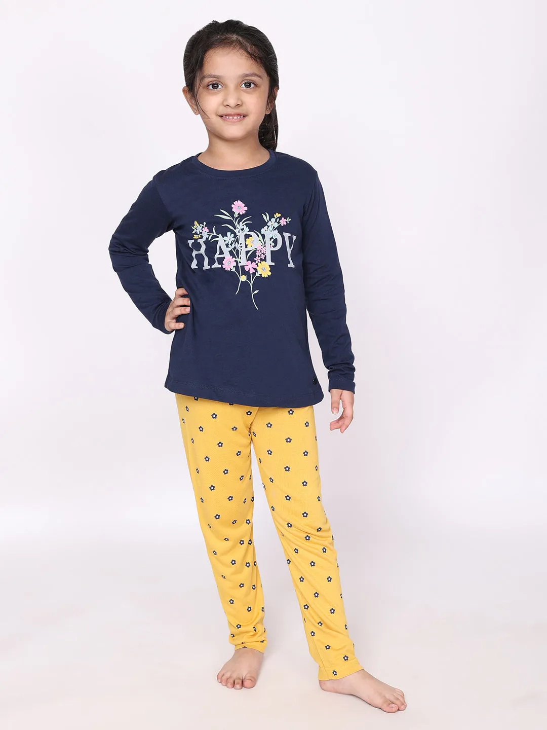 Happy Floral Night Suit