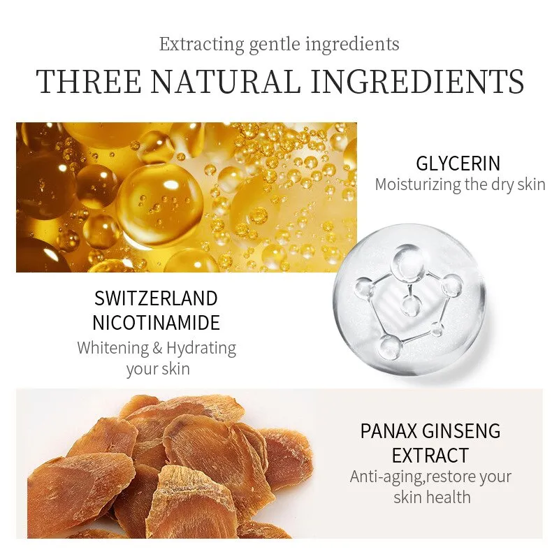 LAIKOU Nicotinamide Serum Whitening Face Serum Ampoule Essence Moisturizing Anti-Aging Anti-Wrinkle Shrink Pores Skin Care Serum