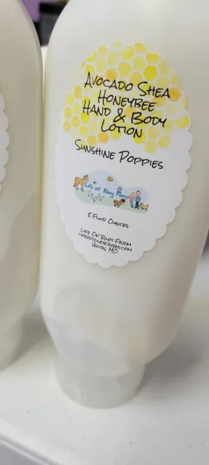 Life of Riley Avocado Shea HoneyBee Hand & Body lotion