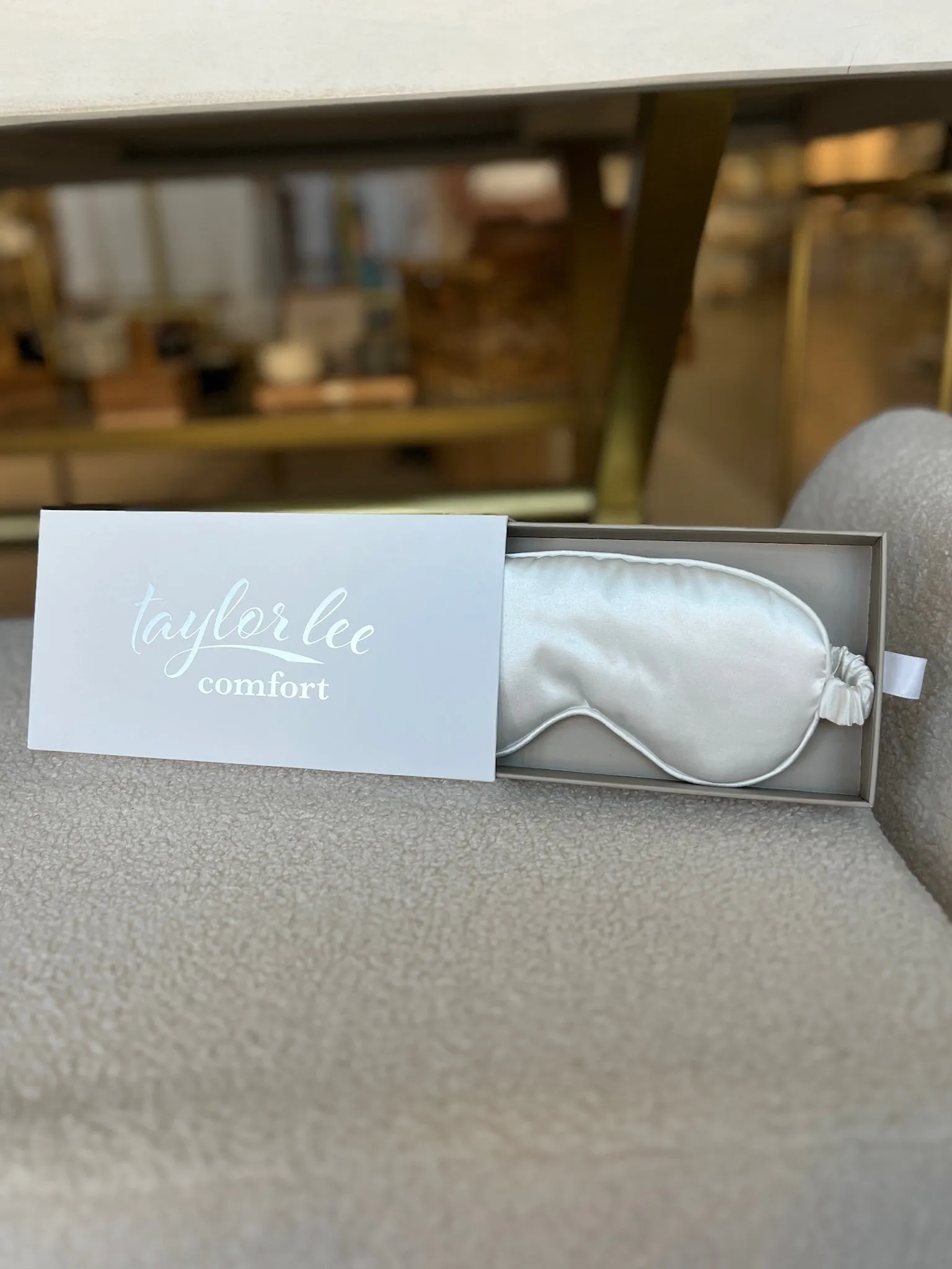 Mulberry White Silk Sleepmask