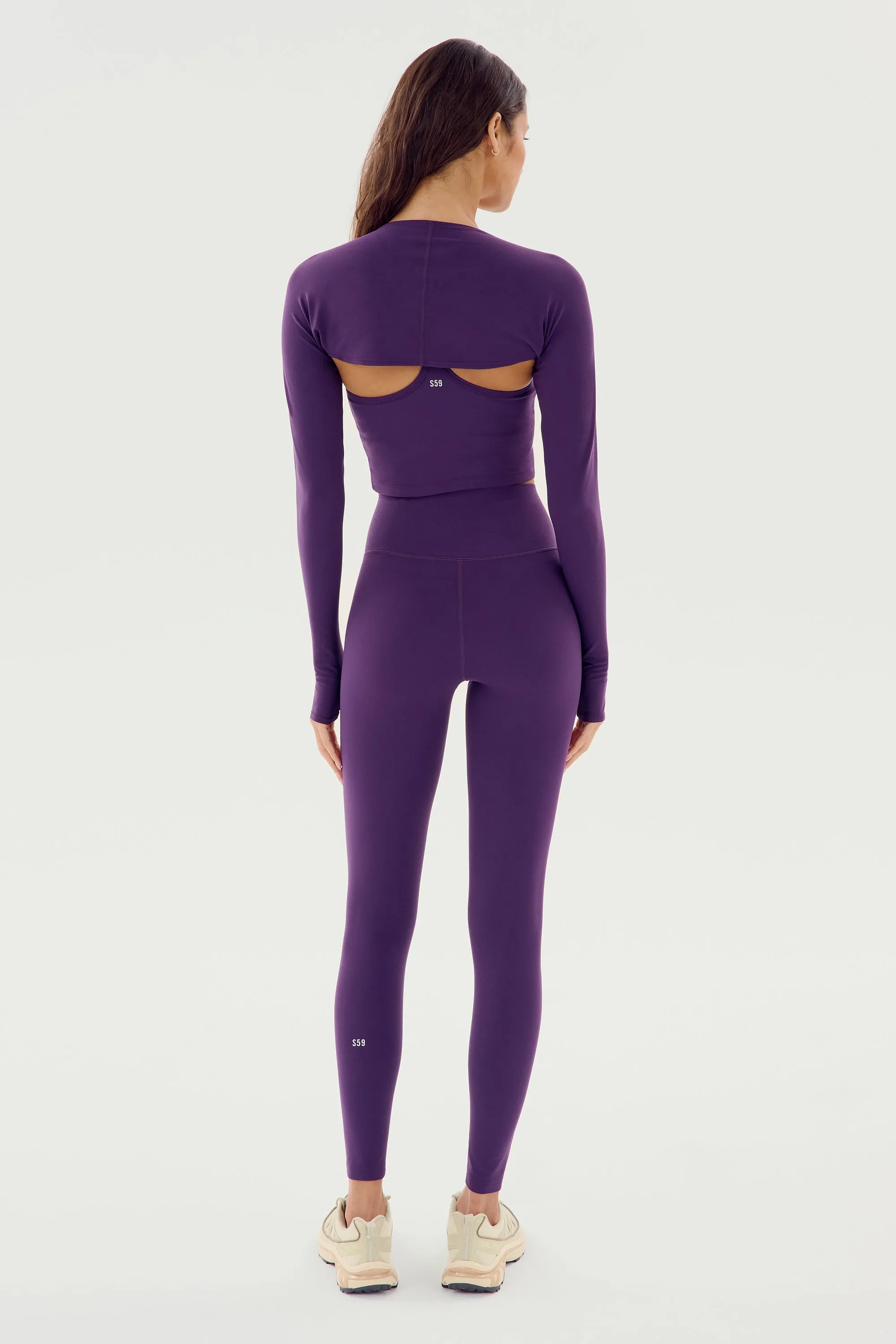 Shiri Airweight Shrug - Black Currant