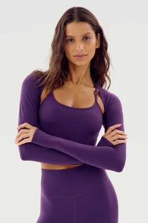 Shiri Airweight Shrug - Black Currant