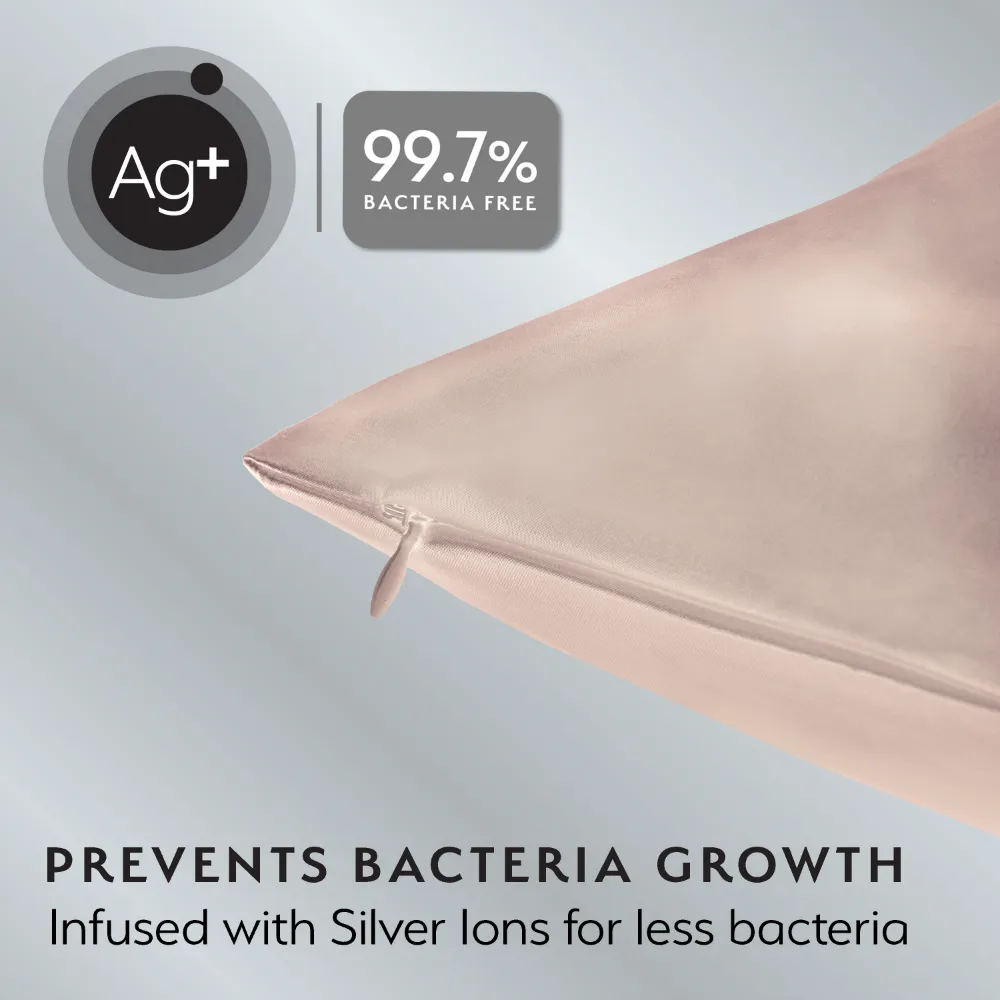Silver Cloud Satin Pillowcase Caramel