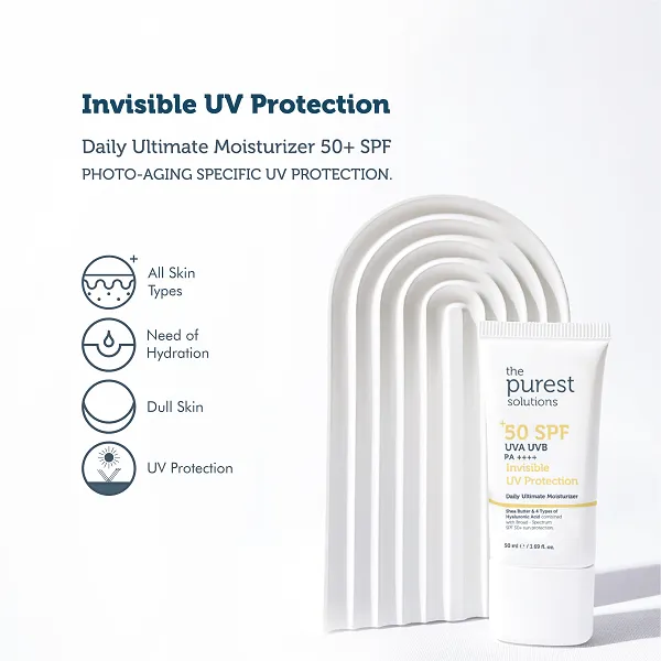 The Purest Solutions - Invisible UV Protection Sunscreen SPF 50 